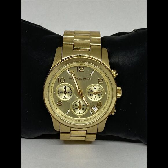 Michael Kors Runway MK5055 Unisex Stainless Steel Analog Dial Quartz Watch UC862 - Picture 3 of 12